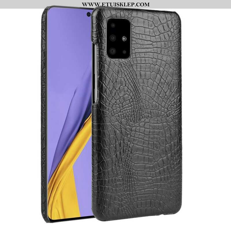 Etui do Samsung Galaxy A51 5G Efekt Skóry Krokodyla